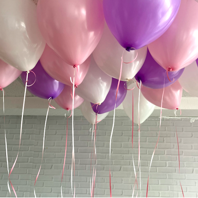 Пастель сиреневый/розовый/белый - 15шт